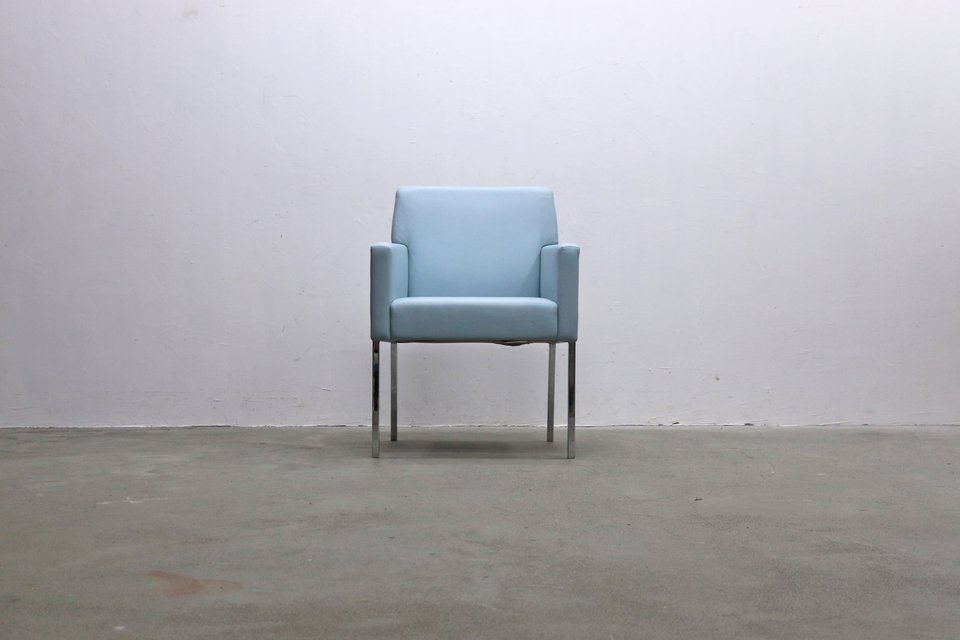 ◇MOROSO モローゾ 本革 レザー 1Pソファ ラウンジチェア アームチェア