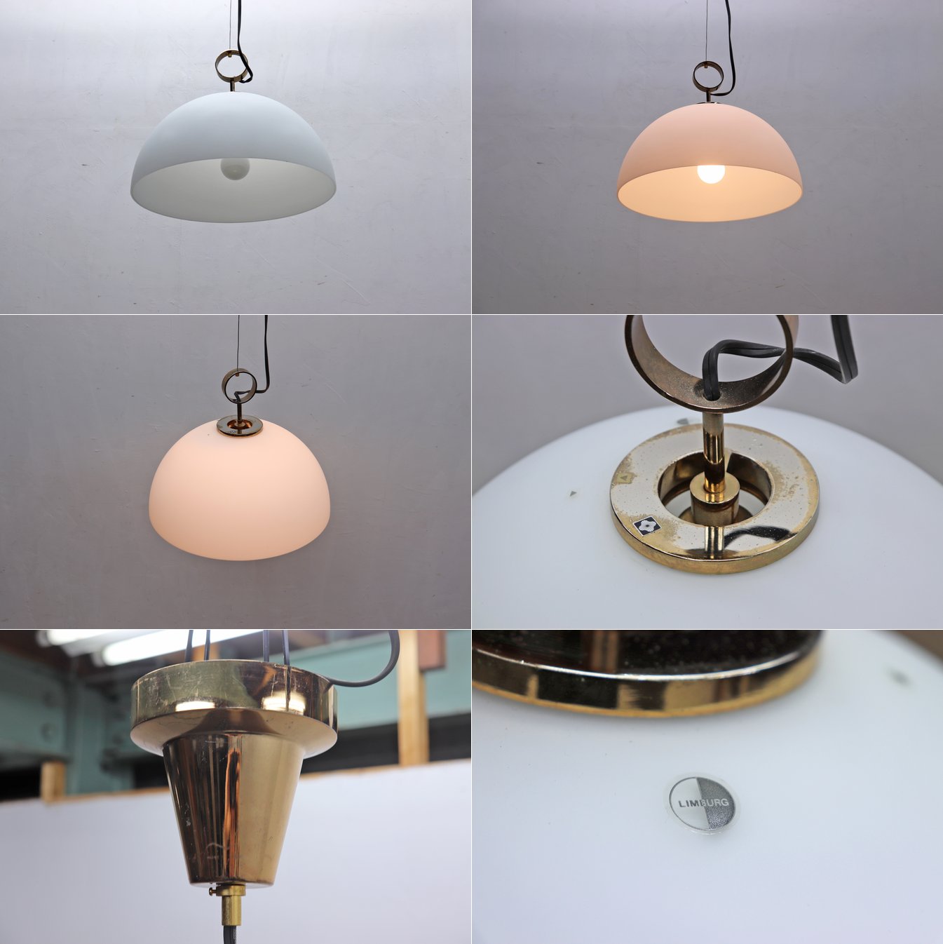 ヤマギワ取扱 リンブルグ ガラス ペンダントライト P8301W ドイツ製