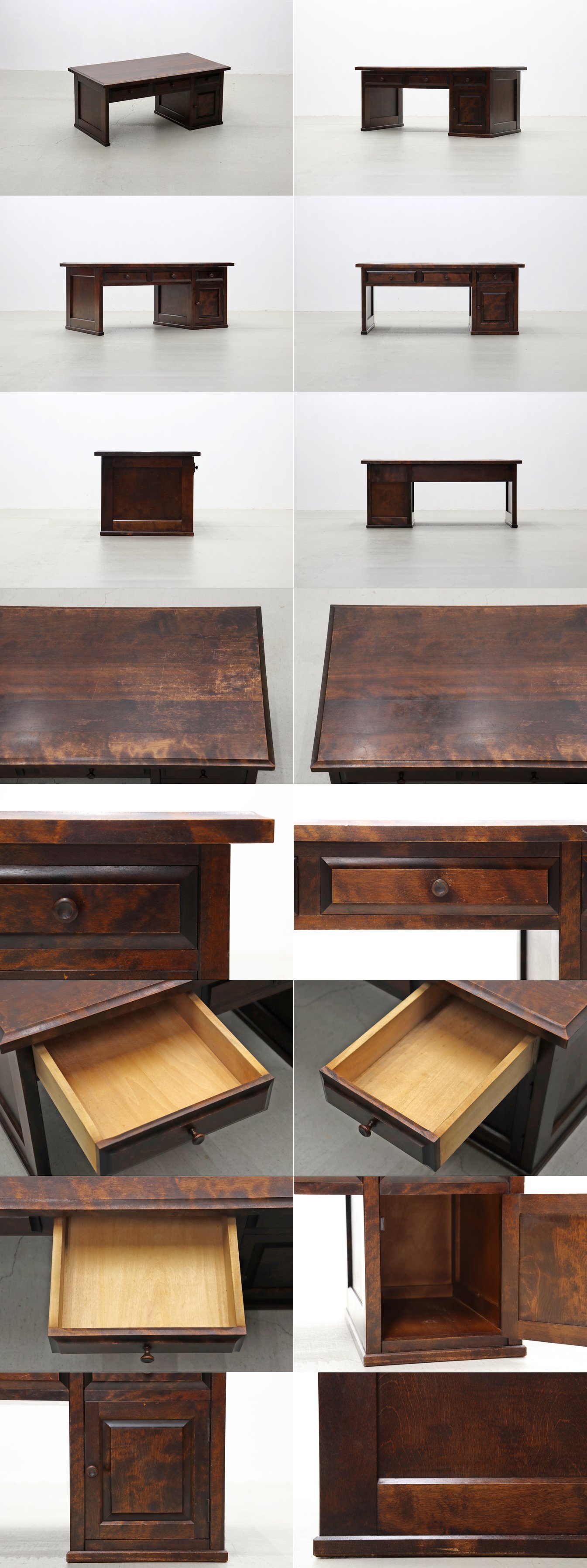 北海道民芸家具 樺材 ダイニングテーブル レトロ ヴィンテージ Yahoo!オークション - 北海道民芸家具 ダイニングテーブル 樺材 w150