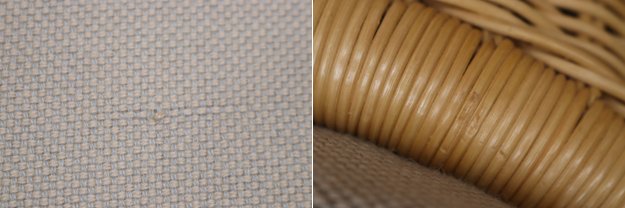 ◆ヤマカワラタン フルーツボウル 2Pソファ ナチュラル モダン 籐/北欧IDEEアクタスウニコ無印剣持勇カフェ店舗什器/ODT02002◆