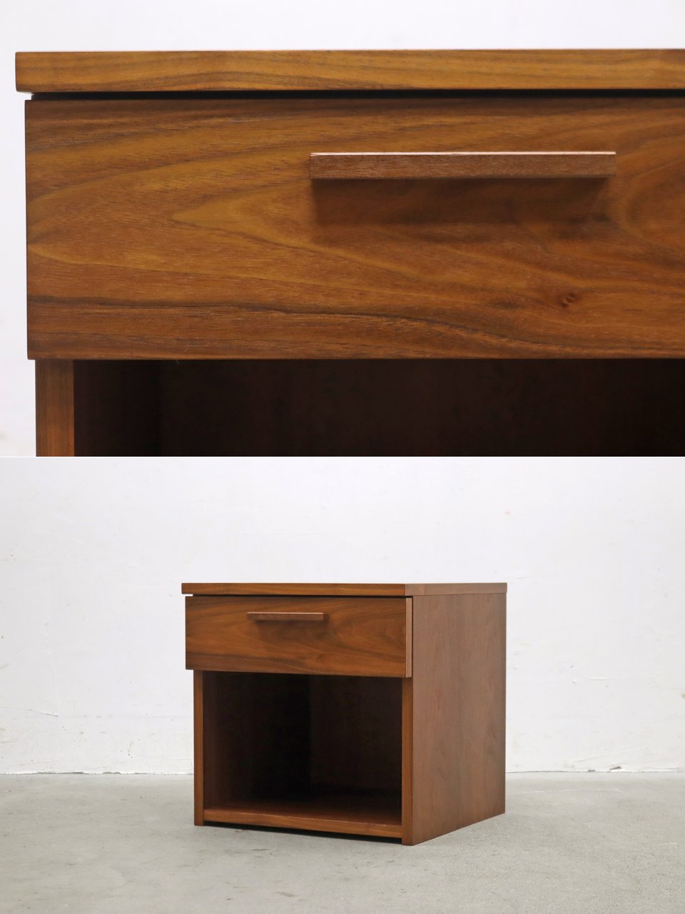 ◇ACTUS アクタス FB ウォールナット ナイトテーブル ベッドサイド