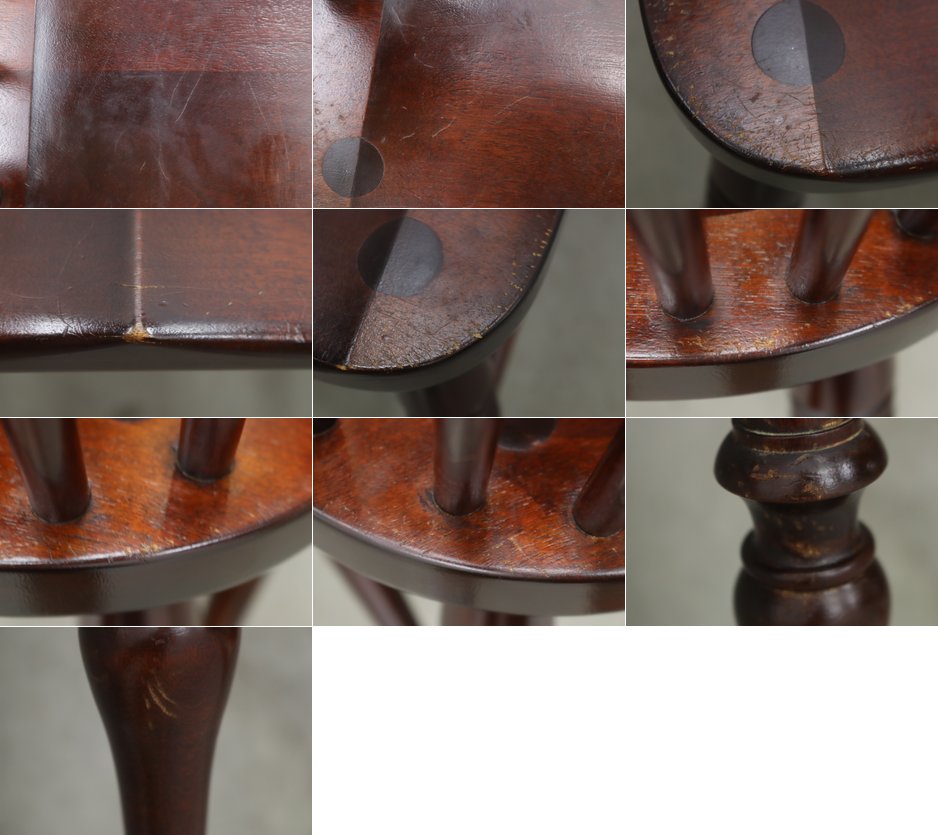 人気SALE，100%新品 4脚セット◇松本民芸家具 ミズメ桜 #44 A型