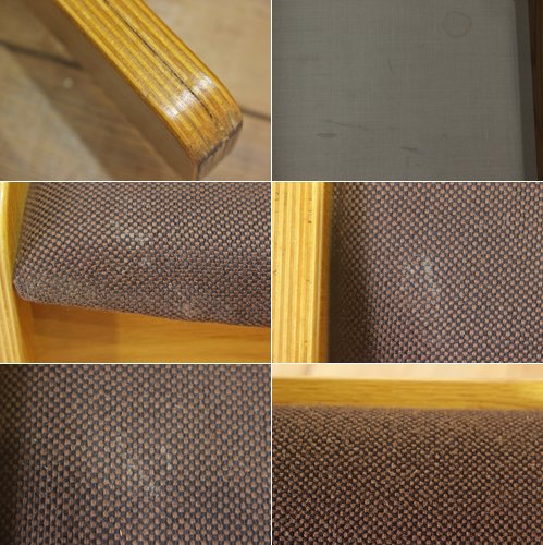 Tendo 天童木工 レトロ オーク材 プライウッド ダイニングチェア ラウンジチェア ヴィンテージ/アンティーク青林北欧