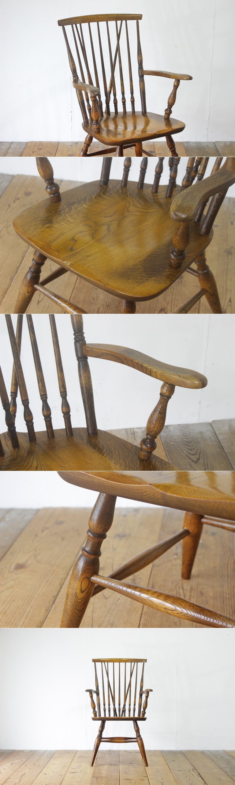 人気定番，HOT 飛騨産業 キツツキ ダイニングチェア ウィンザーチェア